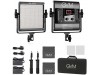 Paket Studio GVM 560AS Bi-Color 2 LED Panel Kit